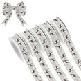 thumbnail image 1 of 5 Rolls Christmas Ribbon 1.5 inch Wide Decorative Ribbon for Gift Wrapping and Holiday Decorations Reindeer Pattern, 1 of 7