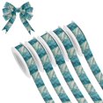 thumbnail image 1 of 5 Rolls Christmas Ribbon 1.5 inch Wide Decorative Ribbon for Gift Wrapping and Holiday Decorations Rocky Shores, 1 of 7