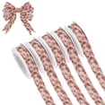 thumbnail image 1 of 5 Rolls Christmas Ribbon 1.5 inch Wide Decorative Ribbon for Gift Wrapping and Holiday Decorations Tie-dye Flowers Pattern, 1 of 7