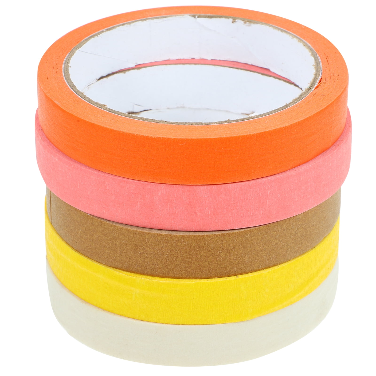 5 Rolls Colorful Paper Tape Decorative Scrapbooking Stickers Diy Diary ...