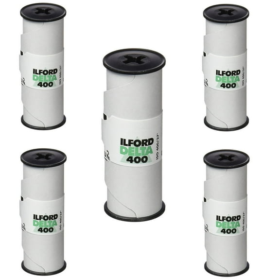 5 Rolls Delta 400 120 Film By Ilford