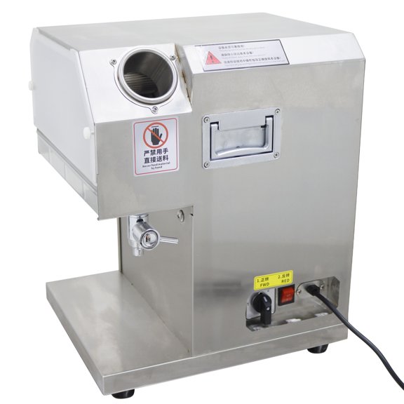 5 Rolls Electric Sugarcane Juice Extractor with Forward/Reverse Function 110V