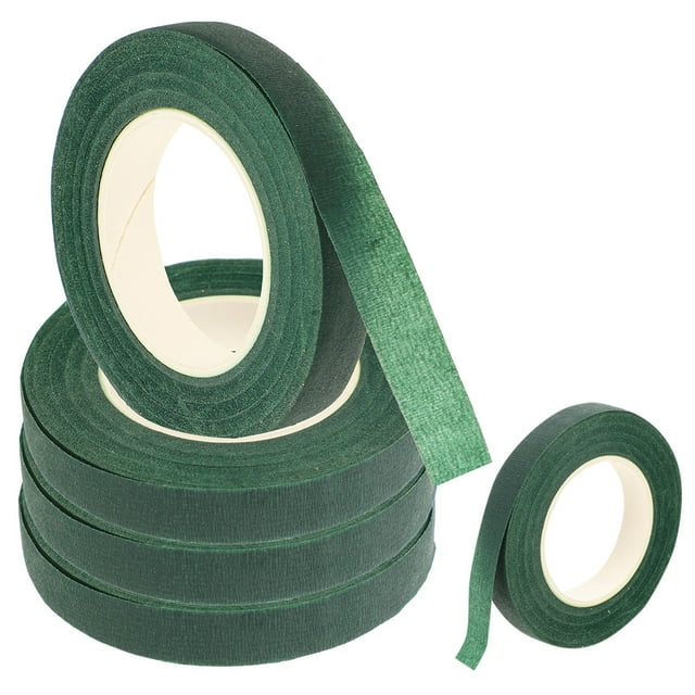 5 Rolls Green Tape Flower Package Duct Floral Tapes Tool Paper