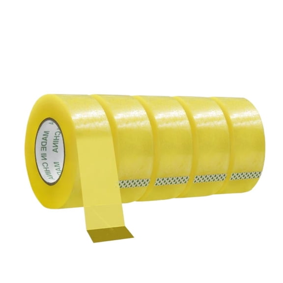 5 Rolls Heavy Duty Shippings Packing Tape, Clear Packaging Tape for Moving, Sealing Boxes, Gift Wrapping & Cardboard Box Sealing, Strong Adhesive