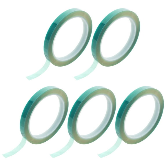 5 Rolls Insulation Tapes Heat Resistant Tape Industrial Electrical Tape Masking Tape