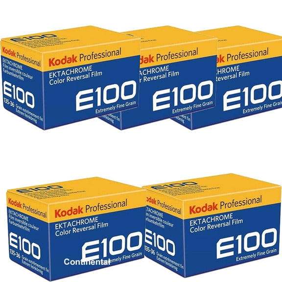 5 Rolls Kodak Pro Ektachrome E100 36 Exp Color Transparency 35mm Film