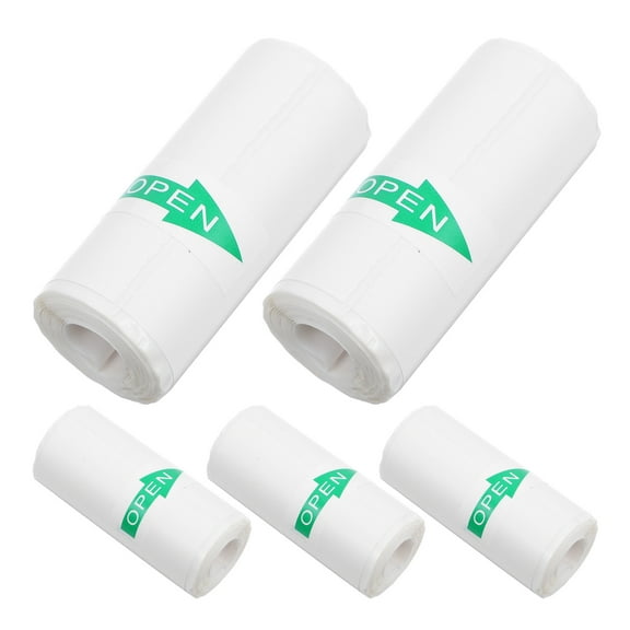 OFFIGAM 5 Rolls Thermal Cash Register Paper with Adhesive Backing for Bank Receipts and POS Machines
