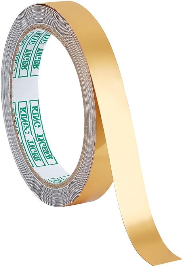5 Rolls Molding Trim Peel and Stick about 10.94 Yards x 0.59 Inch Self