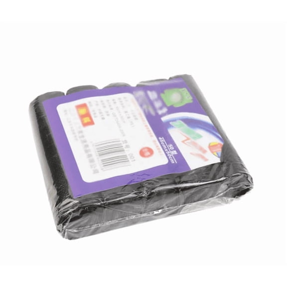 5 Rolls Strong Trash Bags - Multicolor Clear Garbage Bags 10-16 Gallon Bathroom Kitchen Small Plastic Trash Can Liners Leakproof Tear Resistant PE