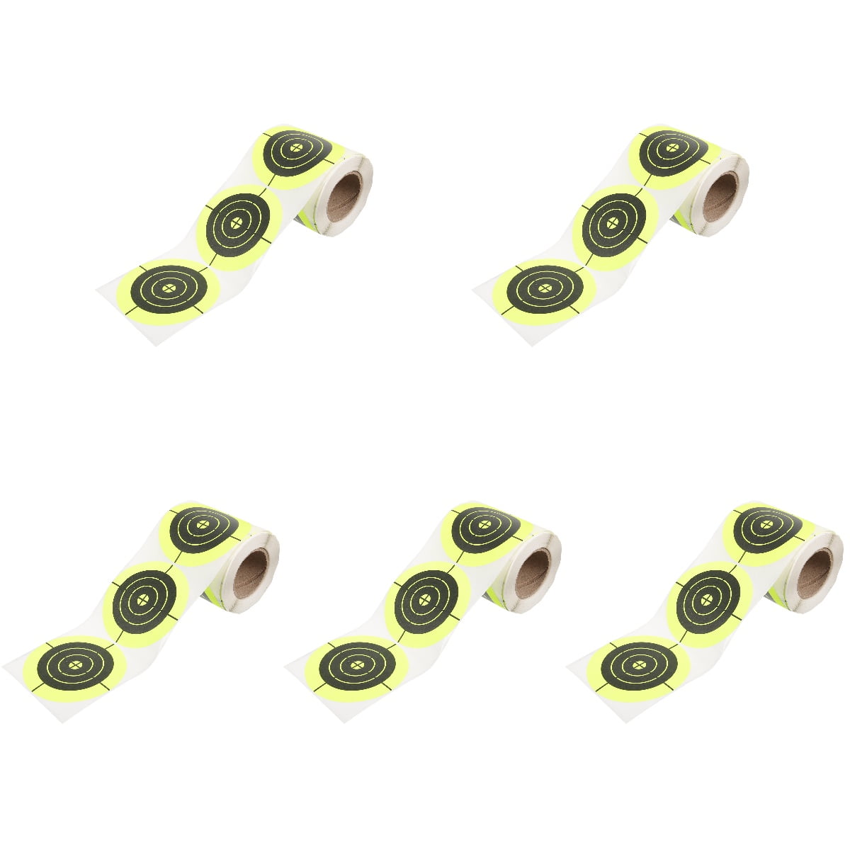 5 Rolls Target Paper Sports Stickers Circle Sticker Sports Labels