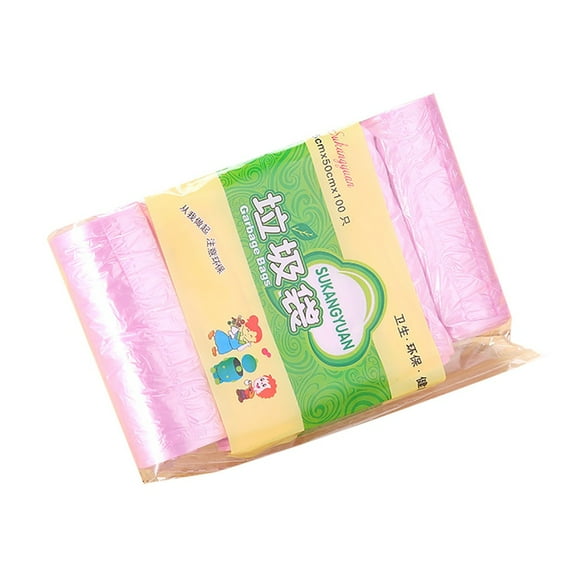 5 Rolls of Leakproof Printed Tall Kitchen Garbage Bags, Tear-Resistant & Odor Control Bags for Home/Office, Colored Portable 13 Gallon Garbage Bags