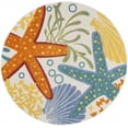 thumbnail image 1 of 5â€™ Round Multicolor Indoor Outdoor Area Rug, 1 of 9