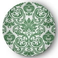 thumbnail image 1 of 5' Round Simply Daisy Alexys French Country Chenille Area Rug, Green, 1 of 4