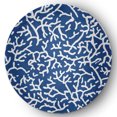 thumbnail image 1 of 5' Round Simply Daisy Seaweed Beach Style Chenille Area Rug, Nautical Navy, 1 of 4