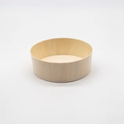 5 Round Wooden Container Togo Box 300 count box Base only