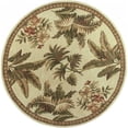 thumbnail image 1 of 5' Round  Wool Ivory  Area Rug, 1 of 4