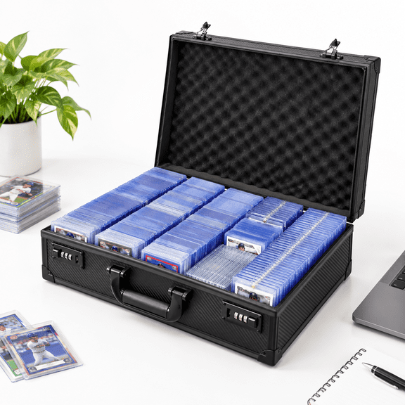 5-Row X-Large Trading Card Storage Case For 3" x 4" 35pt Toploaders