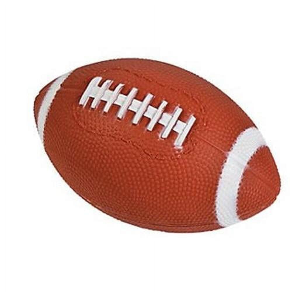 Magic Time Mini 6” Rubber Football, Toy Ball, Red, Kids Teen Adult, Unisex