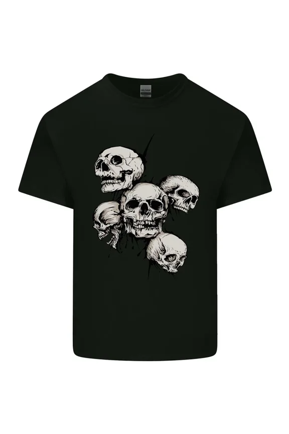5 S Demons Biker Gothic Heavy Metal T-Shirt