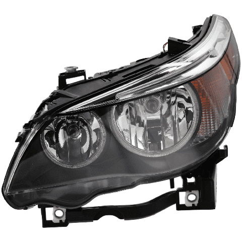 5-SERIES 04-07 HEAD LAMP LH, Assembly, Halogen, w/o Auto Adjust Headlight, Sedan