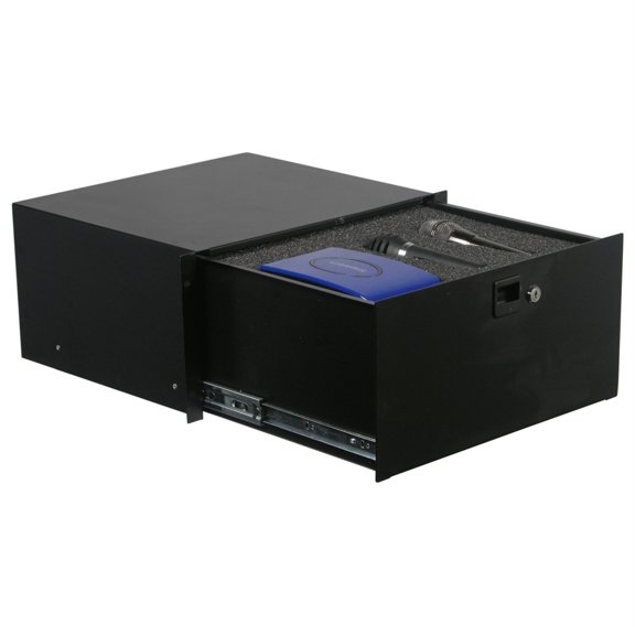 odyssey cases adfrd05 new 5u rack drawer with diced foam / keys & rack screws