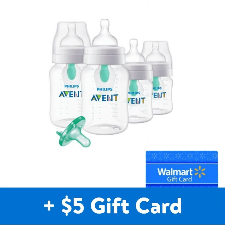 Philips Avent Anti-colic Baby Bottle with AirFree Vent Newborn Gift Set  Exclusively At Walmart, SCD306/00