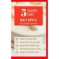 thumbnail image 1 of 5 Savory Cake Recipes You Have To Try - Red Colorful Bright Cream Luxury Glam Cover - Black White Interior - 20 x 32 in (Paperback), 1 of 1