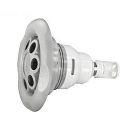 5-Scallop Massage Thread In Power Storm Gunite Jet Internals, Gray