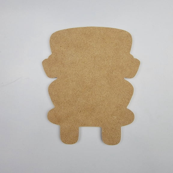 5" School Bus, Unfinished MDF Art Shape by Wooden Craft Cutouts