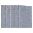 thumbnail image 1 of 5 Scouring Pads, Gray, 14*9 Cm, Mohdy Plastic Household Cleaning Cloth, Grey White Scouring for Household Kitchen Dishwashing Brushing Pots and Cleaning Utensils Scouring for Cleaning, 5, 1 of 9