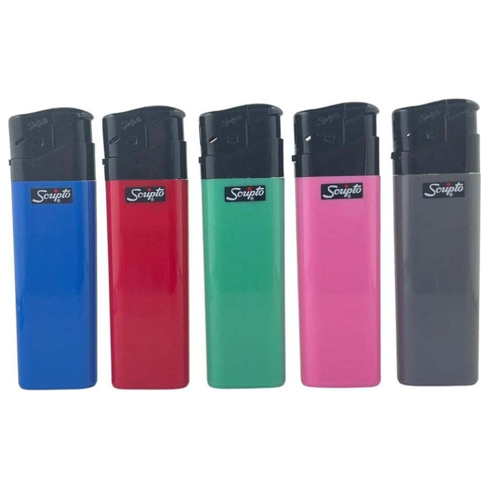 5 Scripto Electronic Lighters