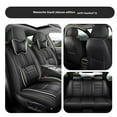 thumbnail image 1 of 5 Seat Front+Rear Leather Car Seat Covers, 1 of 3