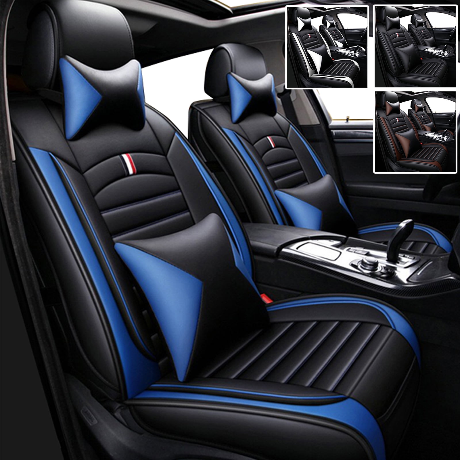 5 Seats Car Seat Covers For 20002024 Hyundai Kona Tucson Veracruz PU