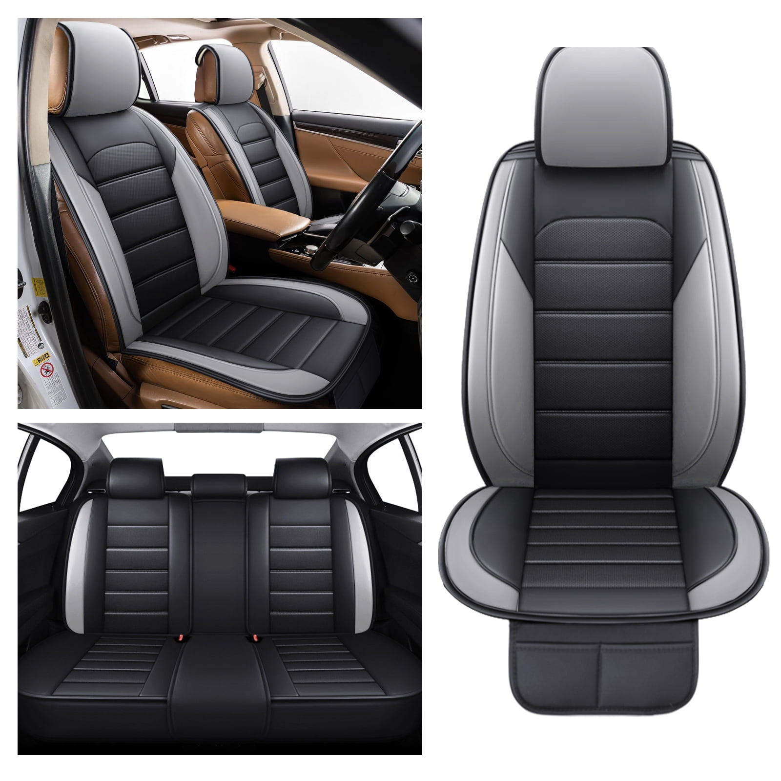 5 Seats For Subaru Legacy Impreza Car Seat Cover Faux Leatherette Automotive Seat Covers Interior Accessories for 2000 2024 Subaru Forester Outback