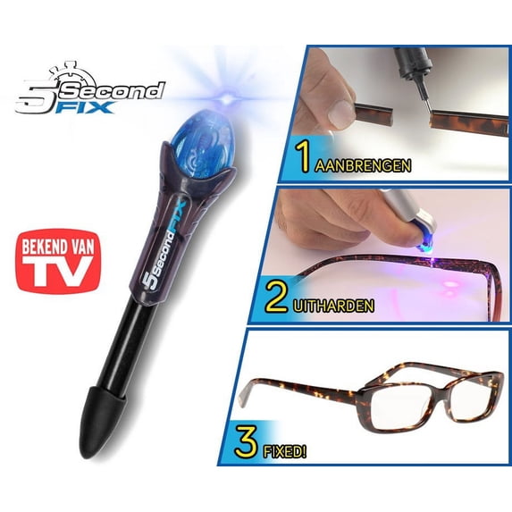 5 Second Quick Fix Liquid Glue Pen Light Repair Tool Super Powered Liquid Plastic Welding Compound Office Supplies