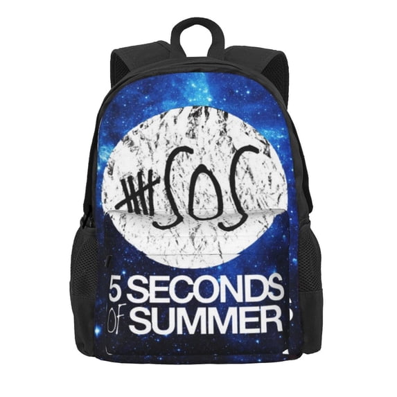 5 Seconds Of Summer 5sos Backpack Multipurpose Daypacks Large Capacity Shoulder Bag Casual Travel Backpack Schoolbag