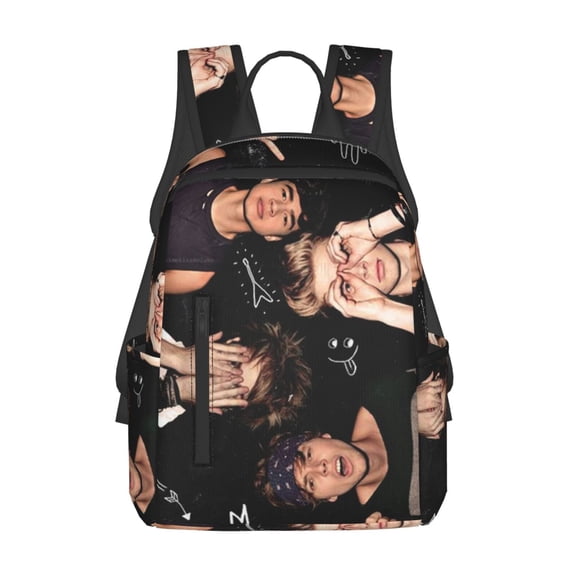 5 Seconds Of Summer 5sos Casual Daypack Student Satchel Lightweight Backpack Rucksack Fashion Printed School Bag