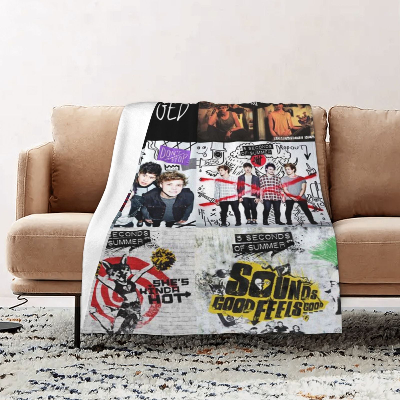 5 seconds of summer blanket hotsell