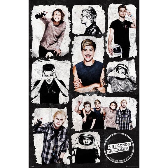 5 Seconds Of Summer Grid (Bravado) Poster (24 x 36)