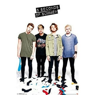 5 seconds of summer のサイン入りポスター 5 Seconds of Summer band SIGNED reprint 12x18