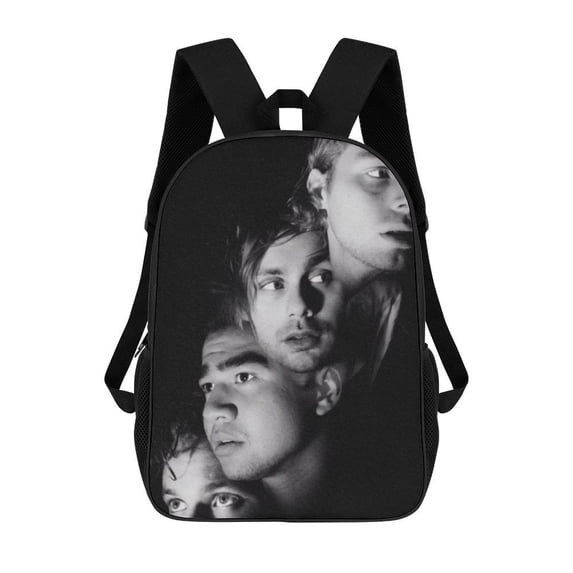 5 Seconds of Summer 5Sos Backpack 17 Inch Shoulder Bag Sturdy Laptop Backpack Daypack for Men Women Travel School
