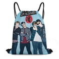 thumbnail image 1 of 5 Seconds of Summer 5Sos Drawstring Bags Lightweight Shoulder Backpack High Capacity Sport Bag Gym Sack Beach Daypack for Men Women, 1 of 8