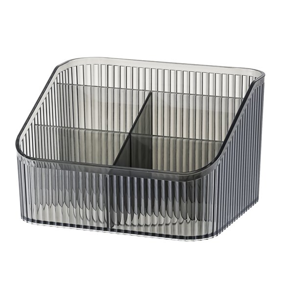 5-Section Desktop Organizer for Countertop, 17.5x15x11cm Stylish Makeup Brush Holder