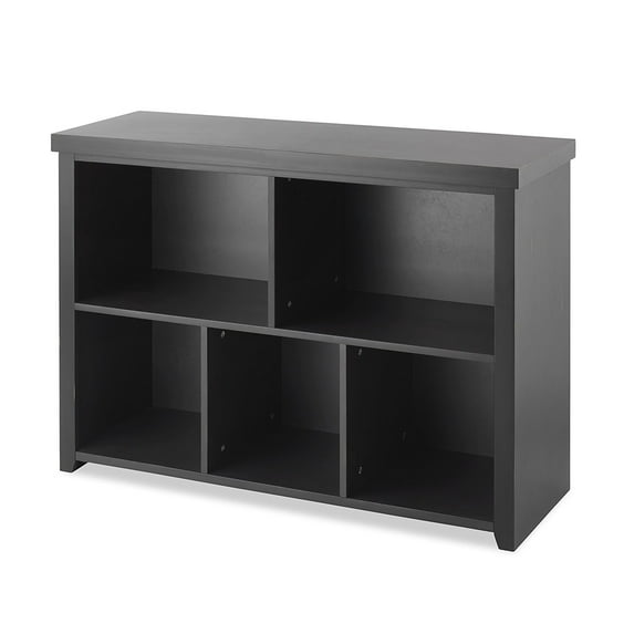 5 Section Storage Unit Walnut