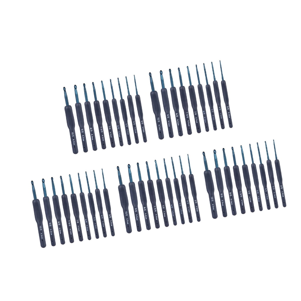 5 Set 2.0mm-6.0mm Crochet Hook Set Practical Knitting Needle Crochet Needle