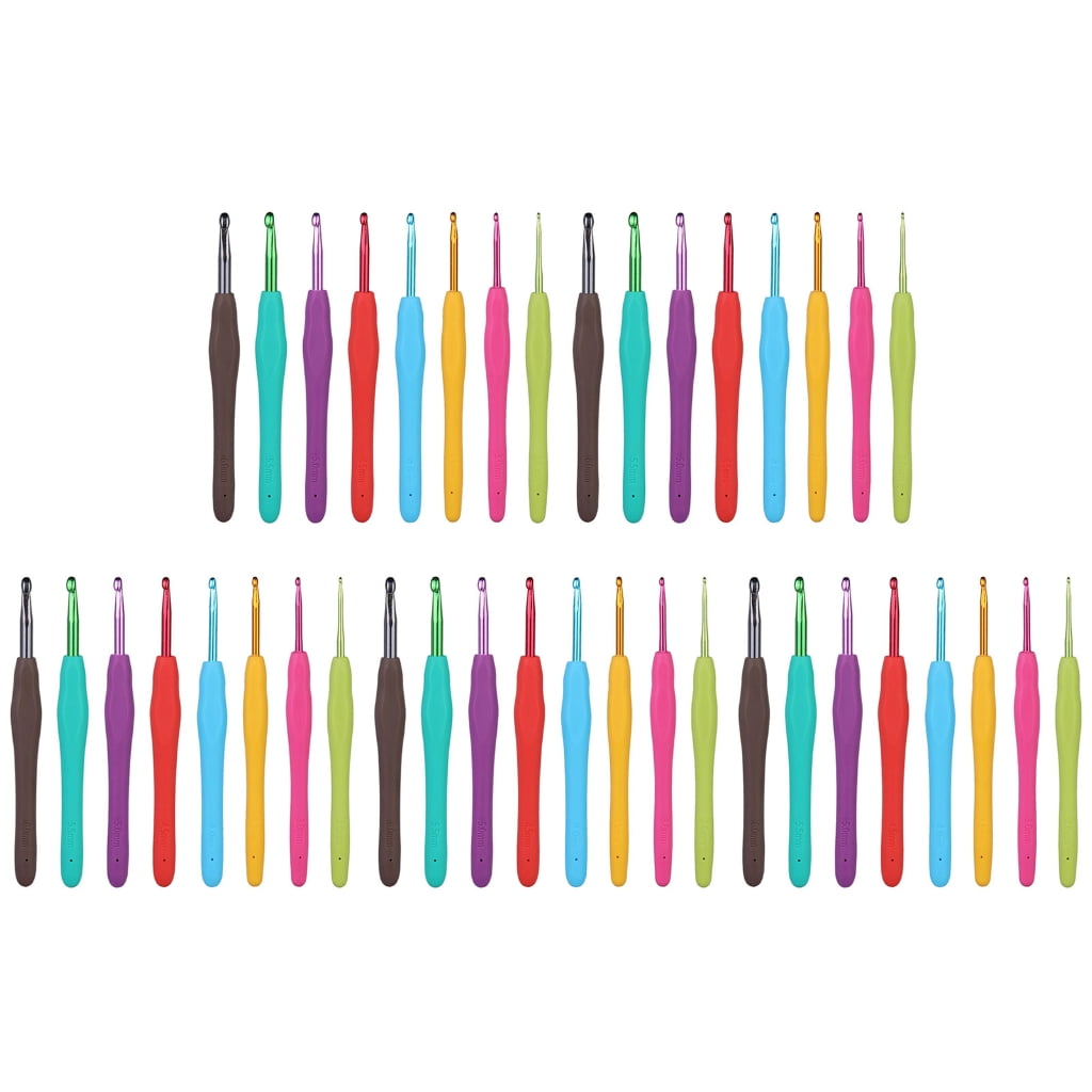 5 Set 2.0mm-6.0mm Crochet Hook Set Practical Knitting Needle Crochet Needle