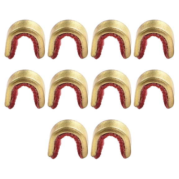 5 Set Brass Nocking Points for Accurate Designed for Recurve Bow Strings (Red)