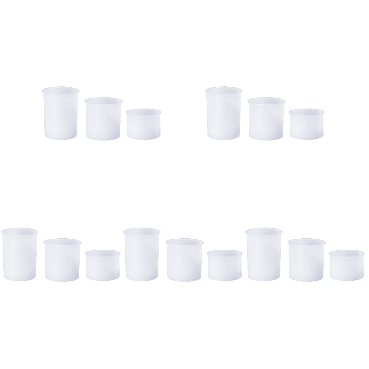 5 Set Candlestick Silicone Mold Candlesticks Molds for Resin Resin Art