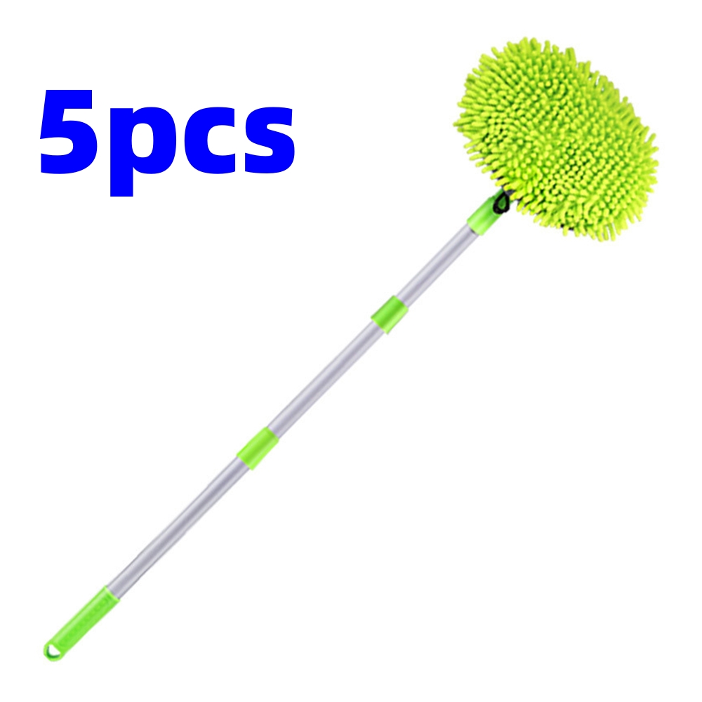 5 Set Car Wash Brush Extendable Ultimate Cleaning Tool with Rotating