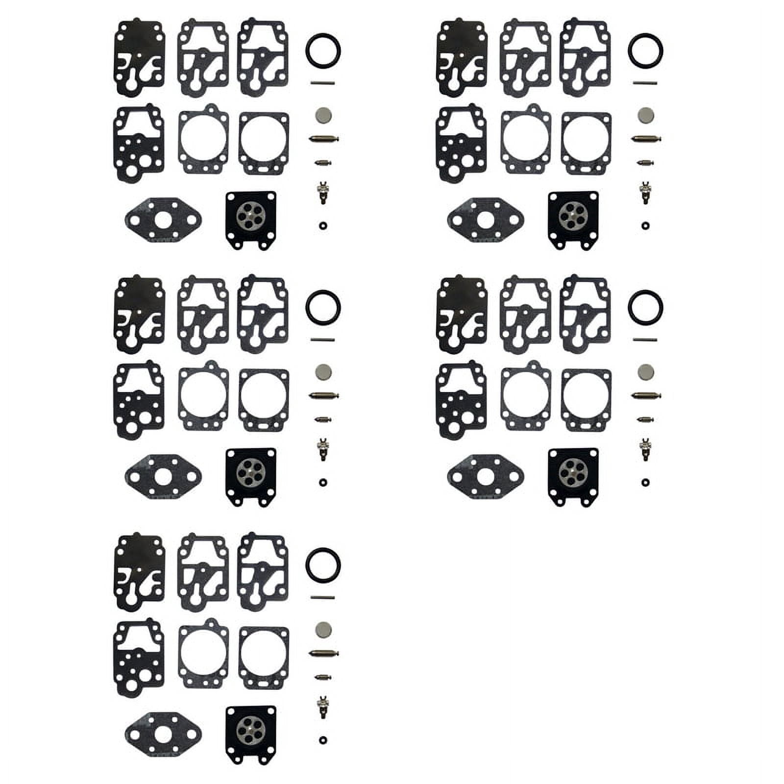 5 Set Carburetor Repair Rebuild Kit for Walbro K20-WYL WYL-240-1 WYL-242-1 WYL BE01 LE230